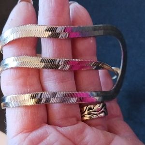 Men's Silver Plate Neck Chain 23 1/2" long.